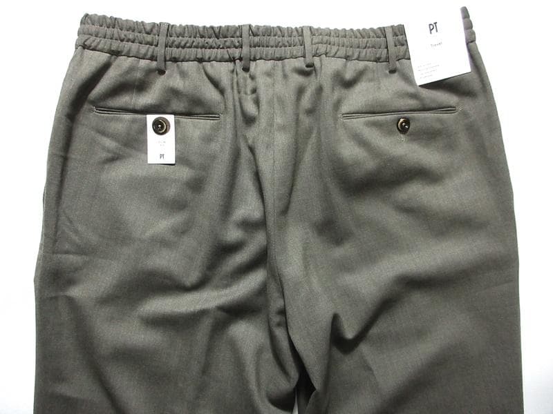 マウンテン 新品PT TORINO Travelウォッシャブルウールパンツ