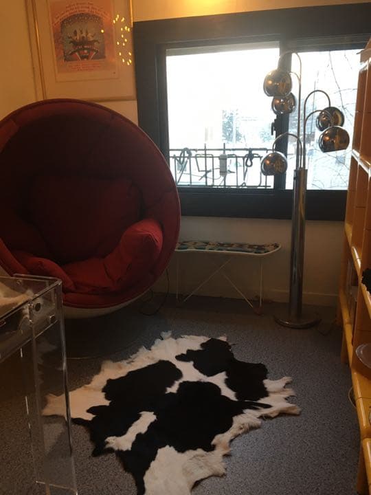 新品 カウラグ ハラコ 仔牛革 アクセントラグ インテリア レザー A31