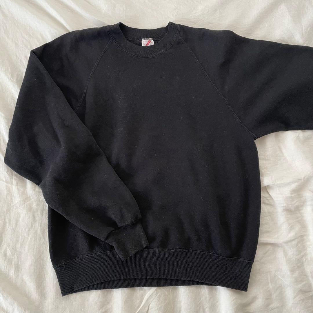 90's USA製 ラッセル スウェット M ブラックボディー
