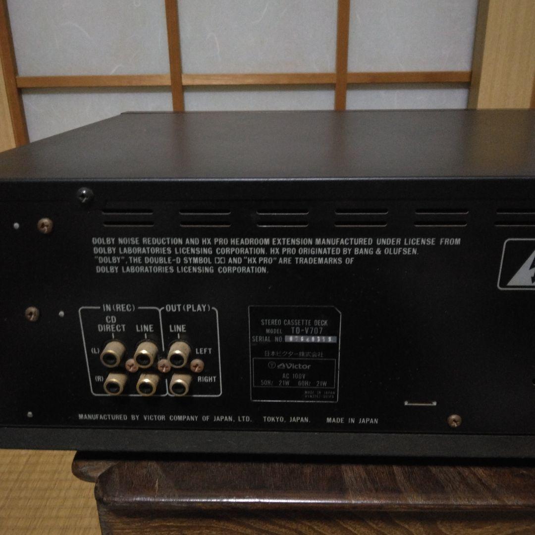 ビクター　ステレオカセットデッキ　TD-V707