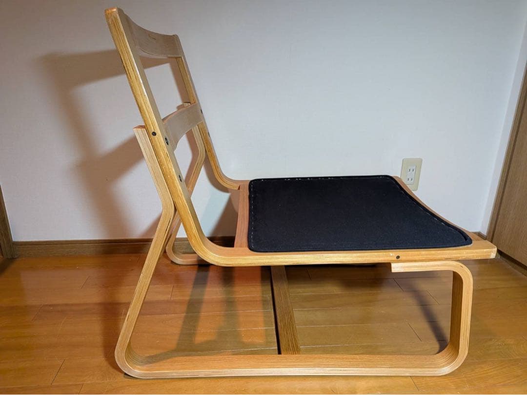 ■送料込■無印リビングでもダイニングでもつかえるソファチェア オーク 椅子ベンチ