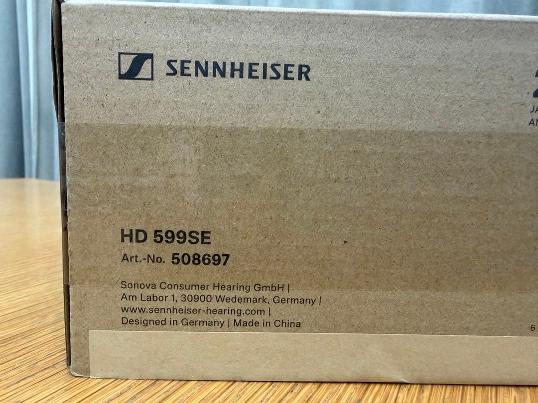 未開封：SENNHEISER HD599SE 開放型有線ヘッドホン