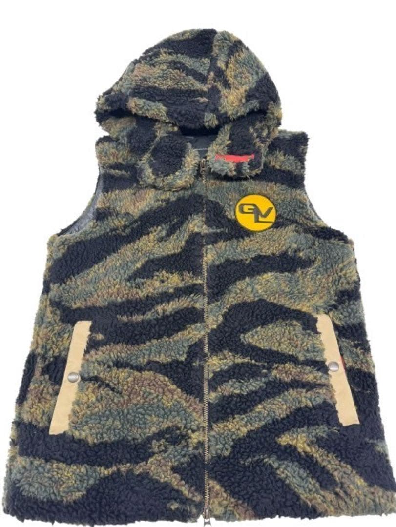 GAVIAL 迷彩フード付きベスト