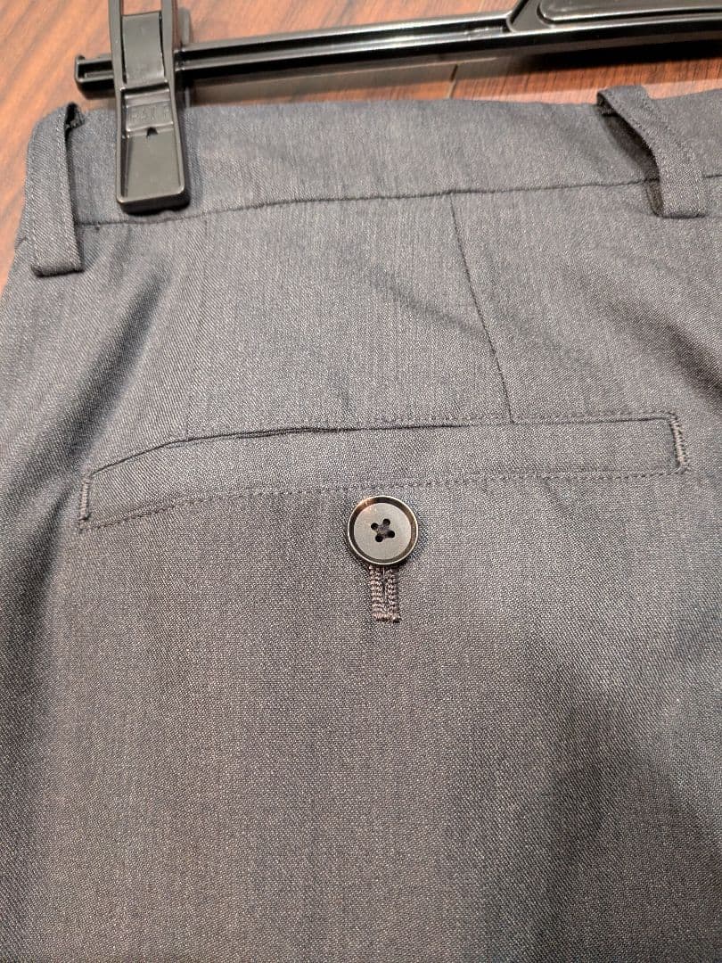 パンツ Cornier Super130'sWORSTEDWOOL WIDE PANTS