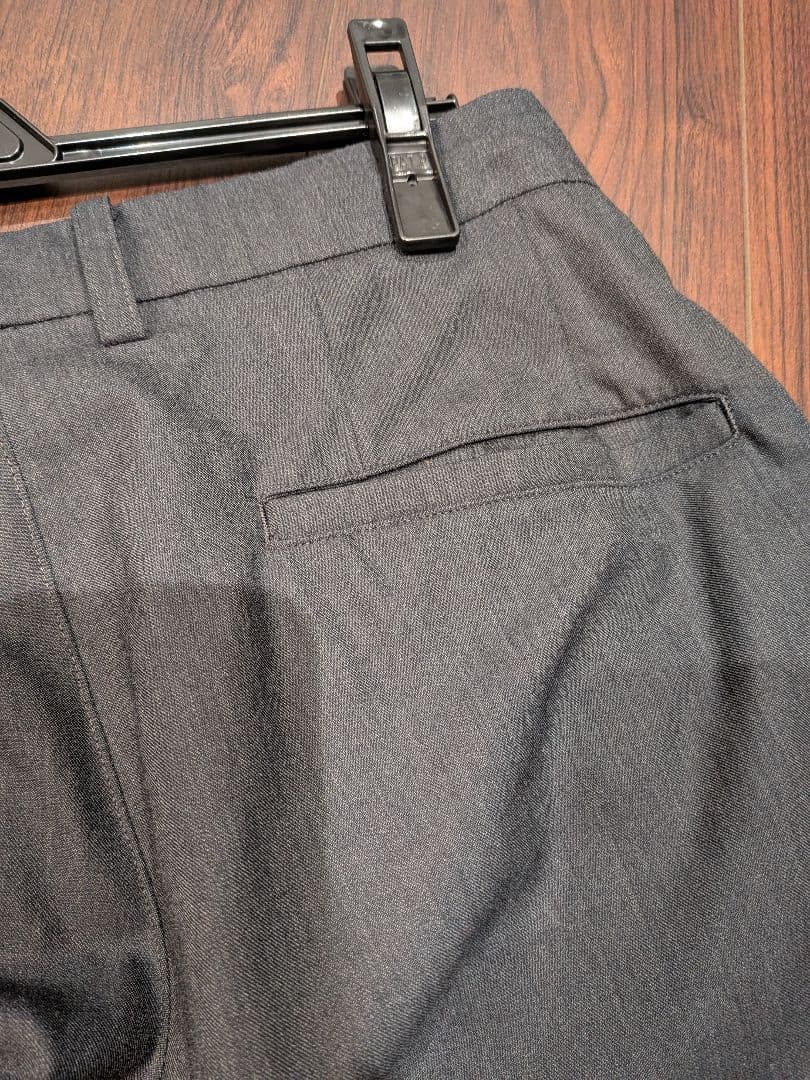 パンツ Cornier Super130'sWORSTEDWOOL WIDE PANTS