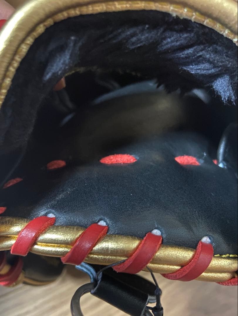 Rawlings MlB 205WModel 軟式 黒 グローブスタンド付き