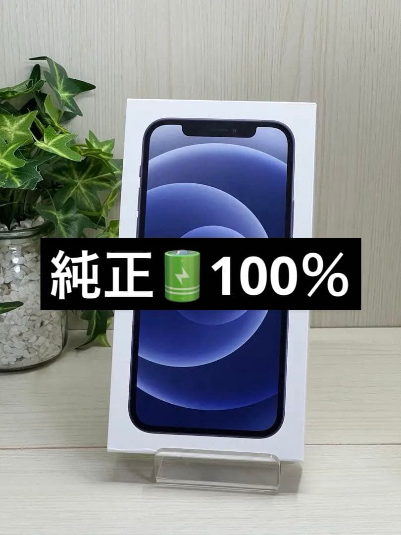 ✅【美品】【100％】⭐️iPhone 12 ブラック 128GB❣️SIMフリー