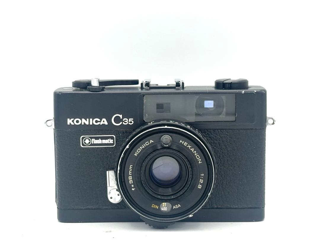 【完動品】Konica C35 flash matic フィルムカメラ 動作確認