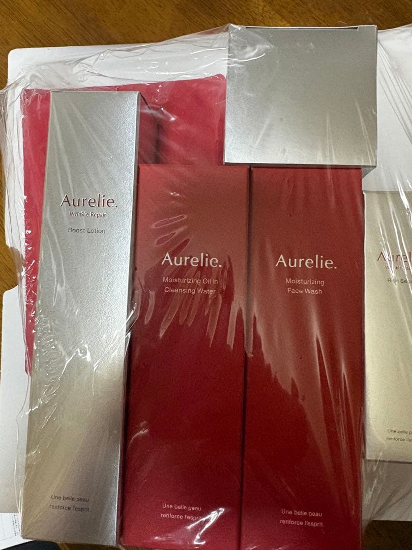 【新品】Aurelie プレミアムエイジング集中ケアコースセット　マスクシート付