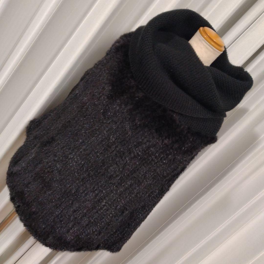 新品同様✩ミンク✩ポンチョ✩ブラック✩伸縮しますよ