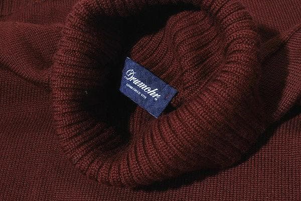 ドルモア エクストラファイン メリノウール タートルネック ニット