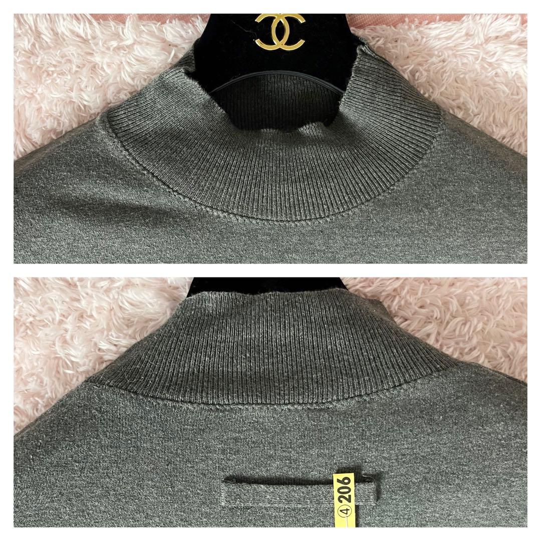 ︎✖︎ ジャンポールゴルチエ ロング ワンピース コットン ニット グレー L