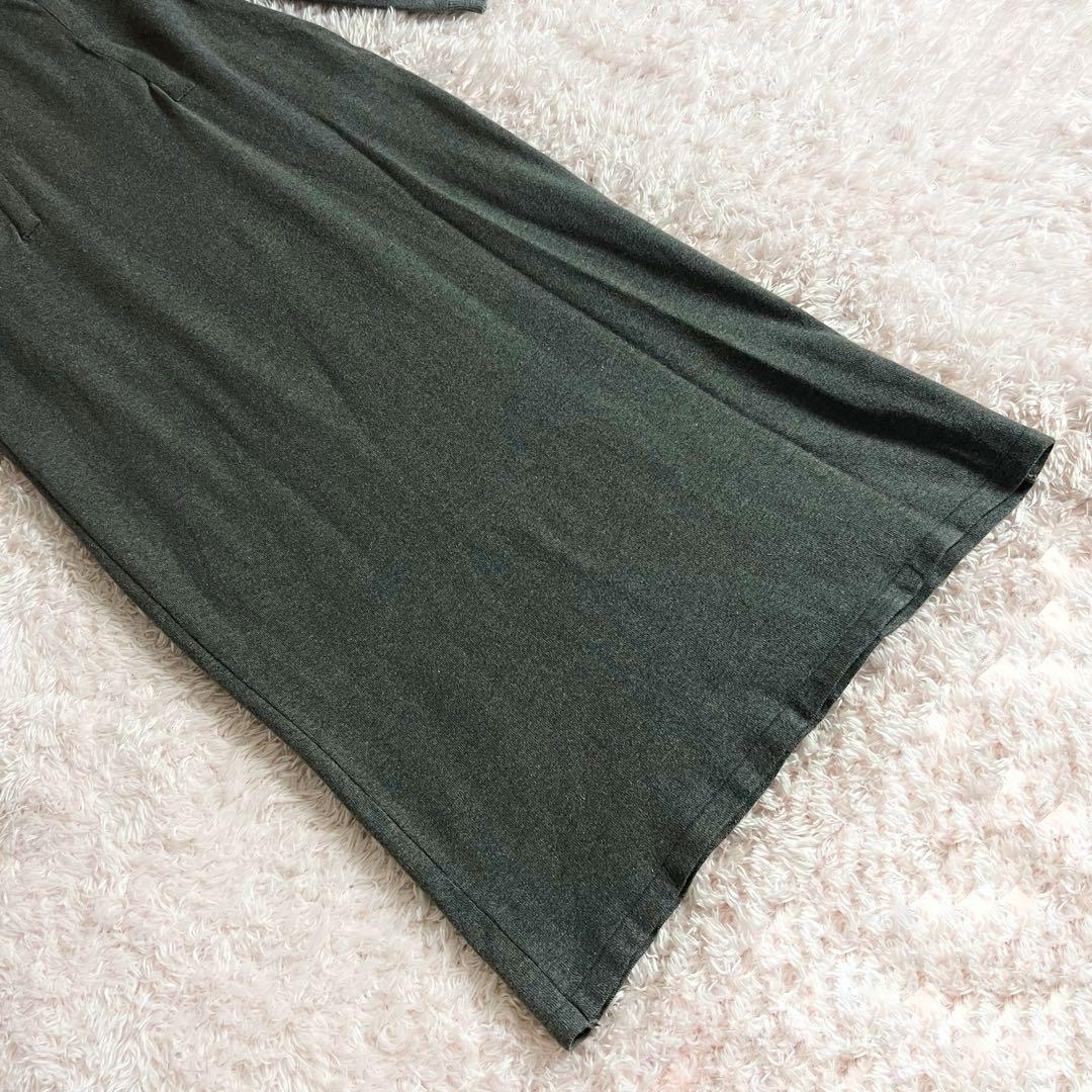 ︎✖︎ ジャンポールゴルチエ ロング ワンピース コットン ニット グレー L