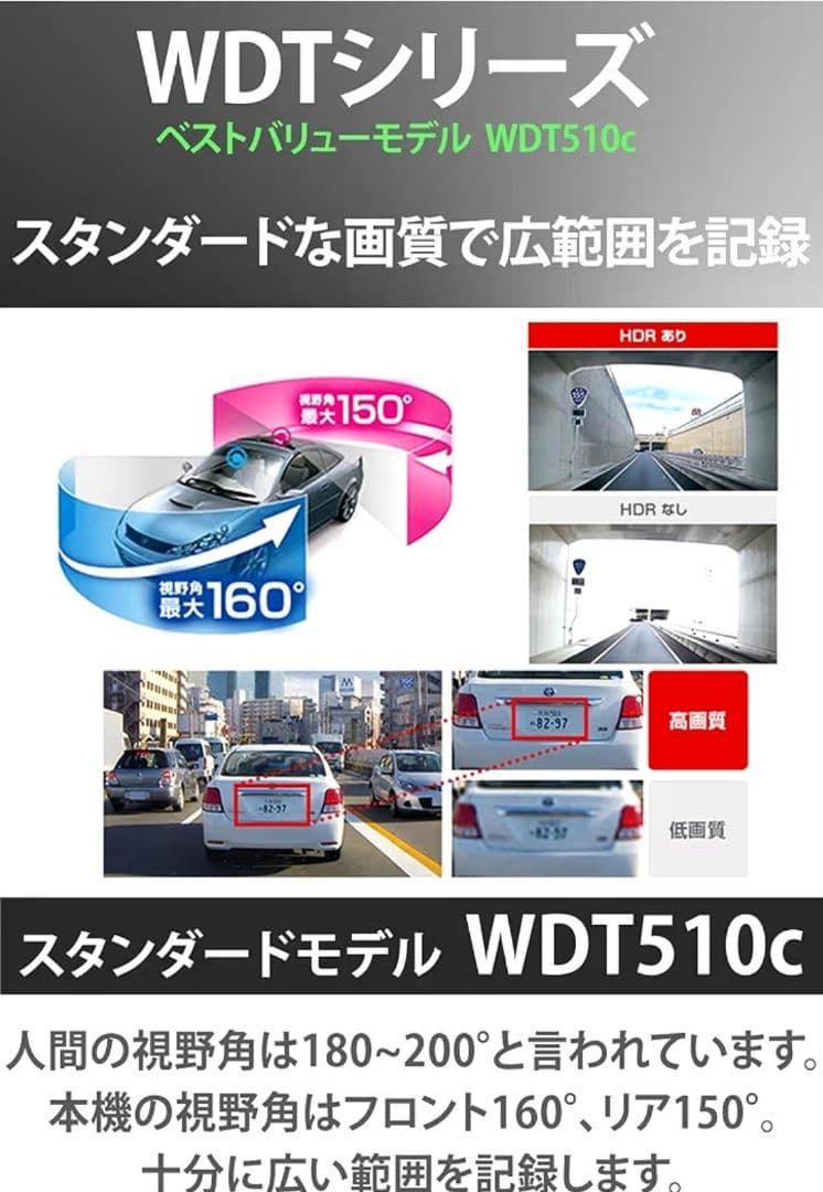 Yupiteru WDT510c ドライブレコーダー