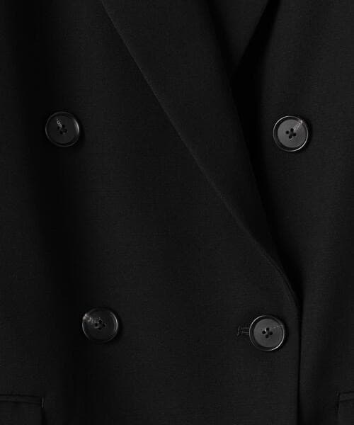 UNITED ARROWS　アウター ダブル テーラード ベスト　ブラック