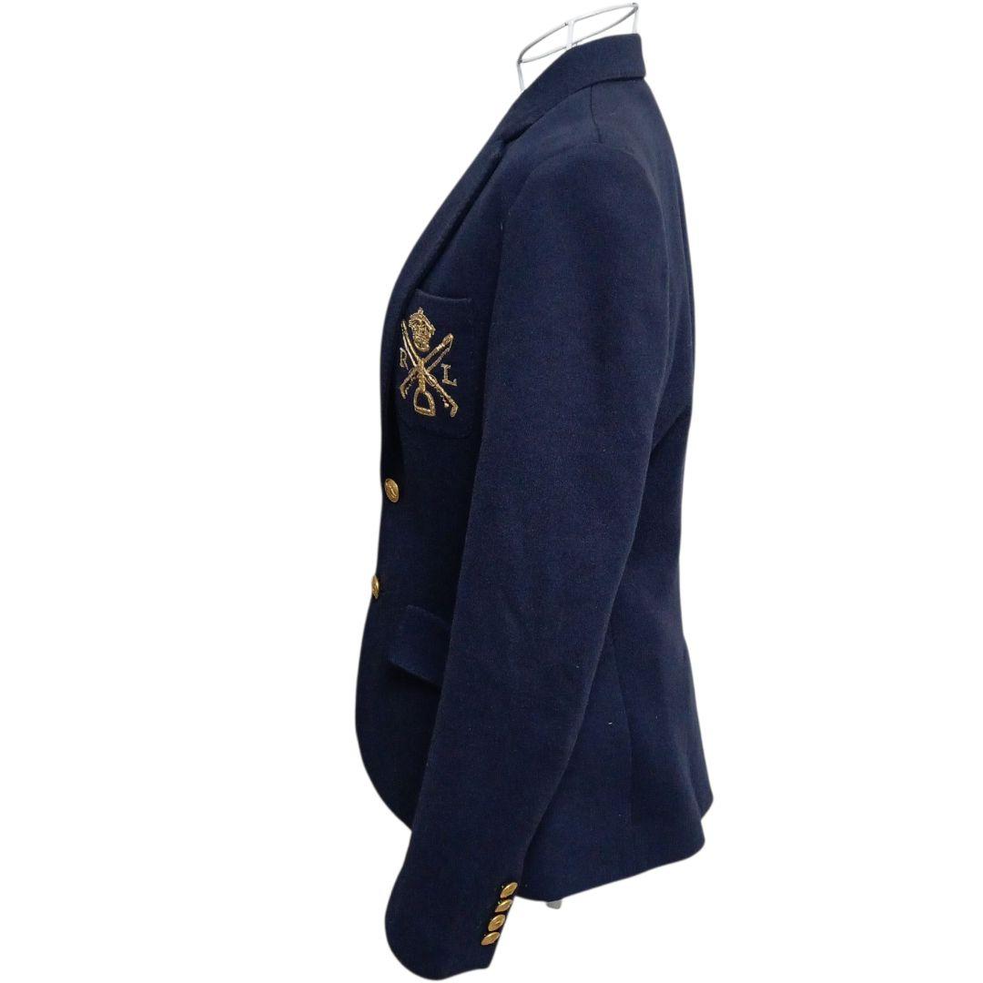 RalphLauren★ラルフローレン★古着★紺ブレ★テーラード★金ボタン★刺繍