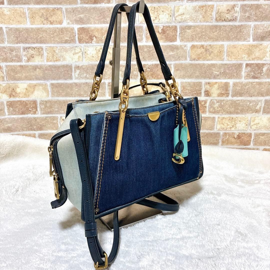 COACH コーチ　ドリーマー　ハンドバッグ　ショルダー　2way デニム
