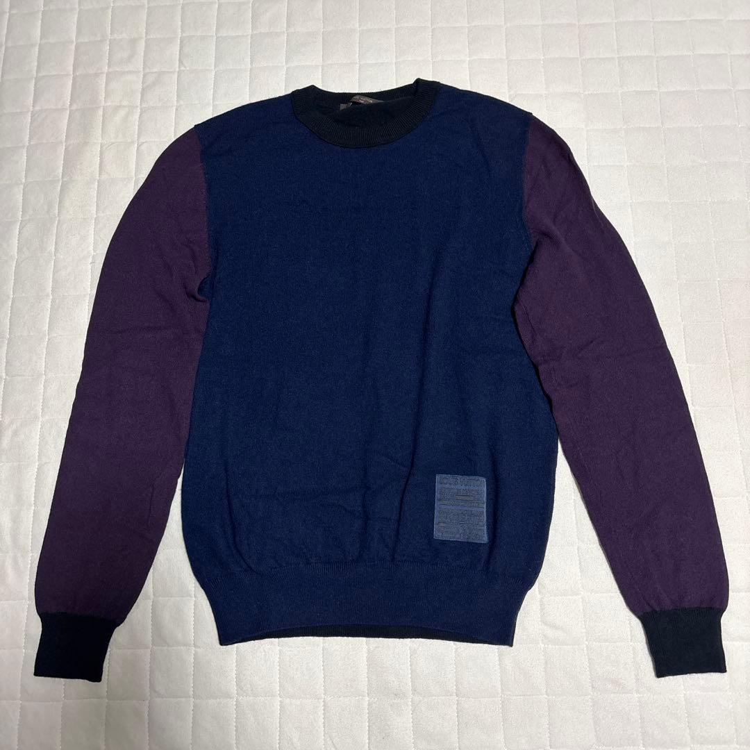 ルイヴィトン カシミヤ100% クルーネック ハイゲージ ニット セーター