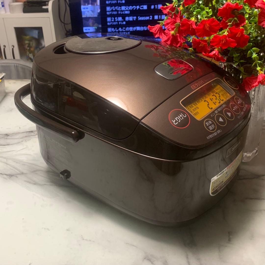 明かり■象印 圧力IH　羽釜リング圧釜　NP-BV18KS　1升炊き■