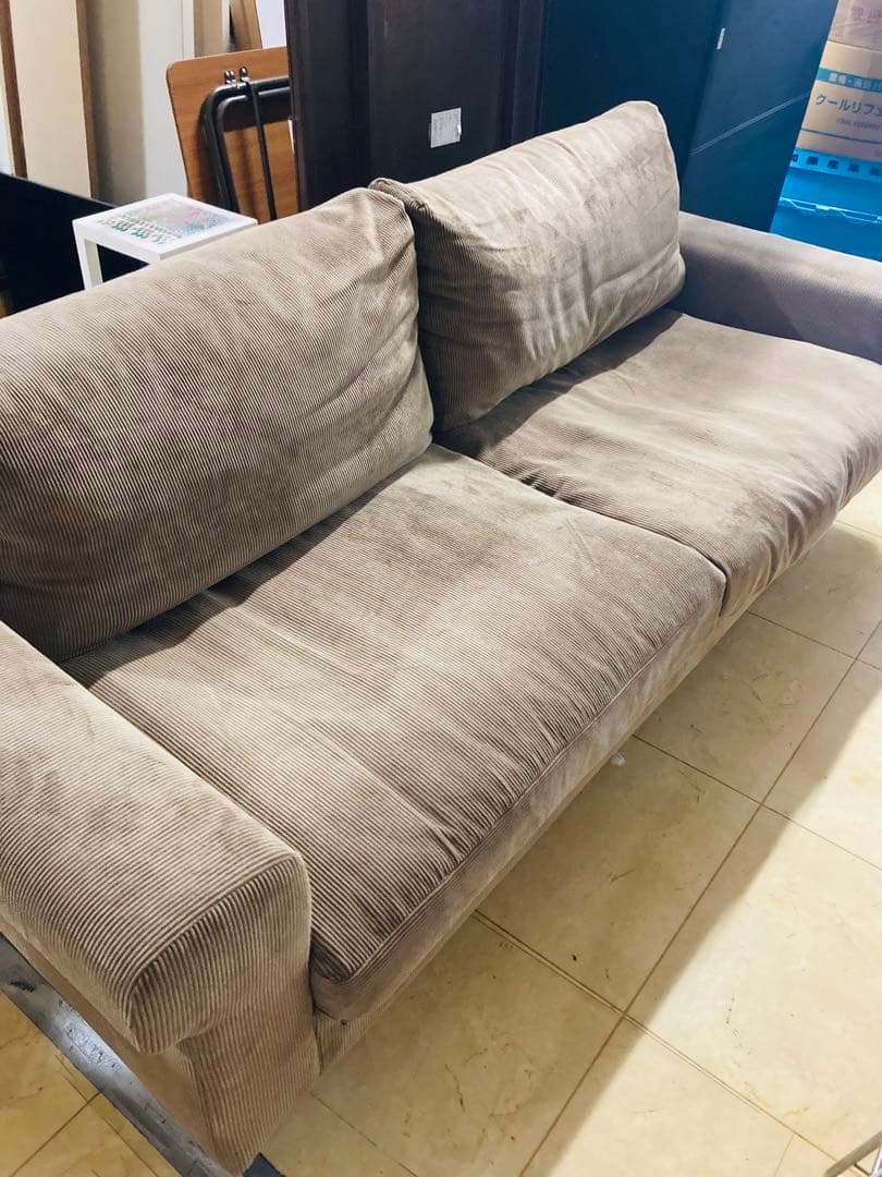 コーデュロイソファー 2人掛け 3人掛け ソファー