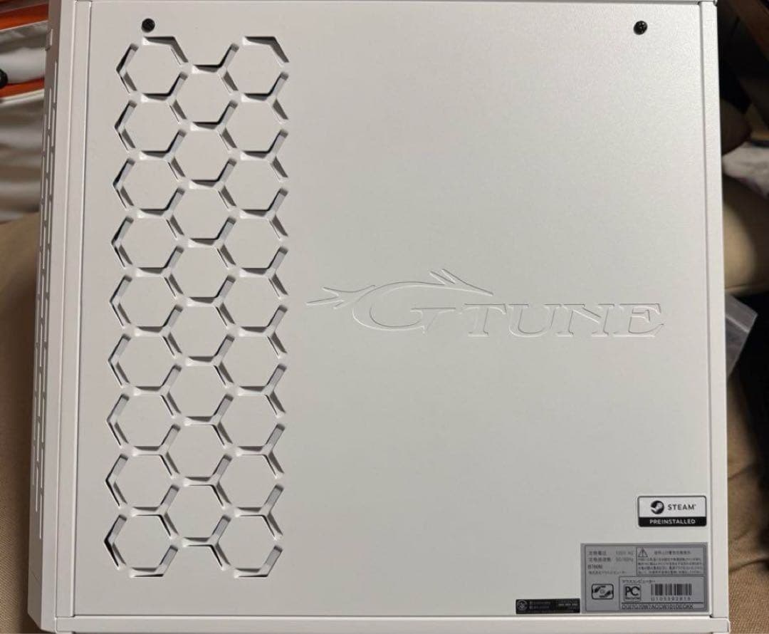 G-Tune ホワイト PCケース　マウスコンピュータ