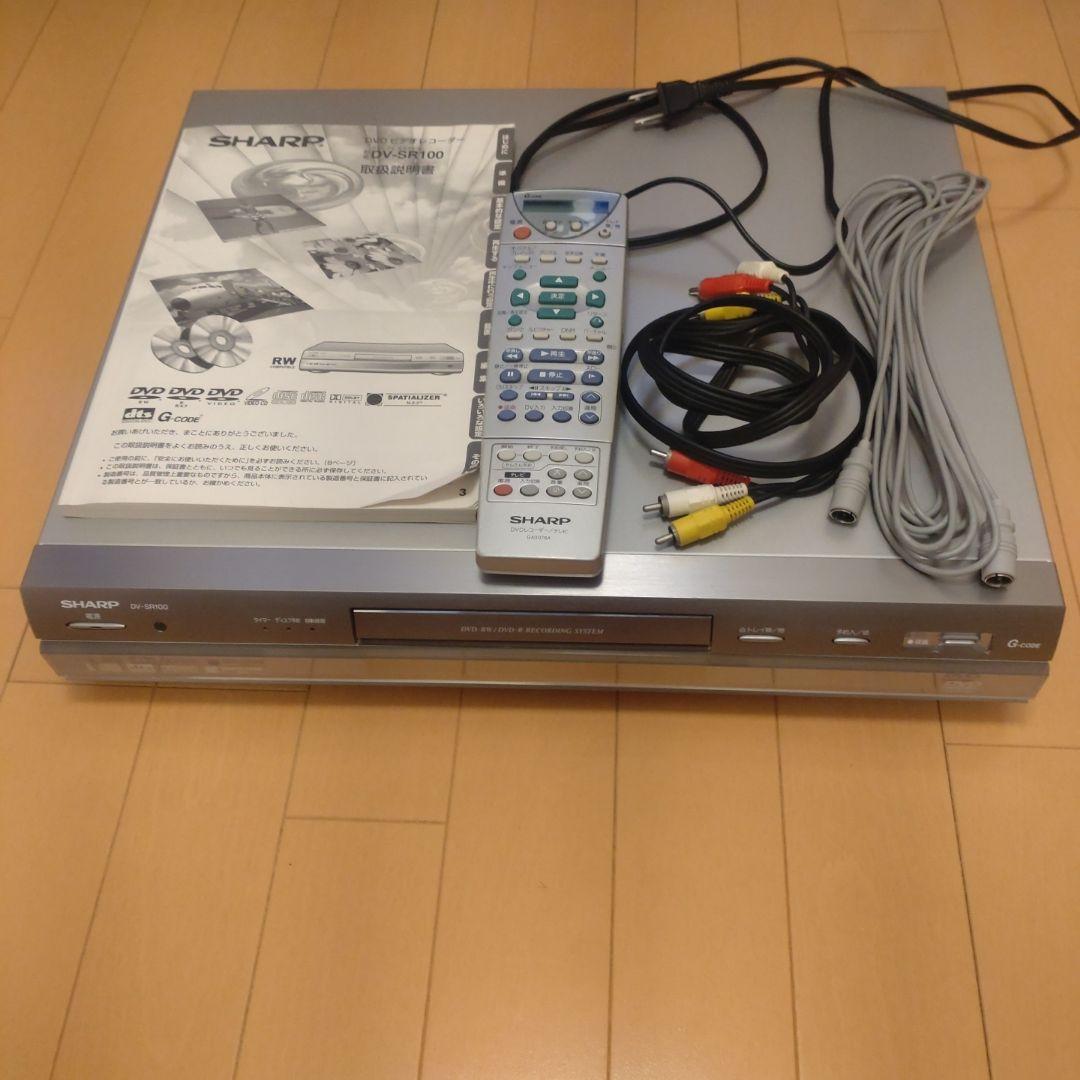 SHARP DVDレコーダー DV-SR100 本体