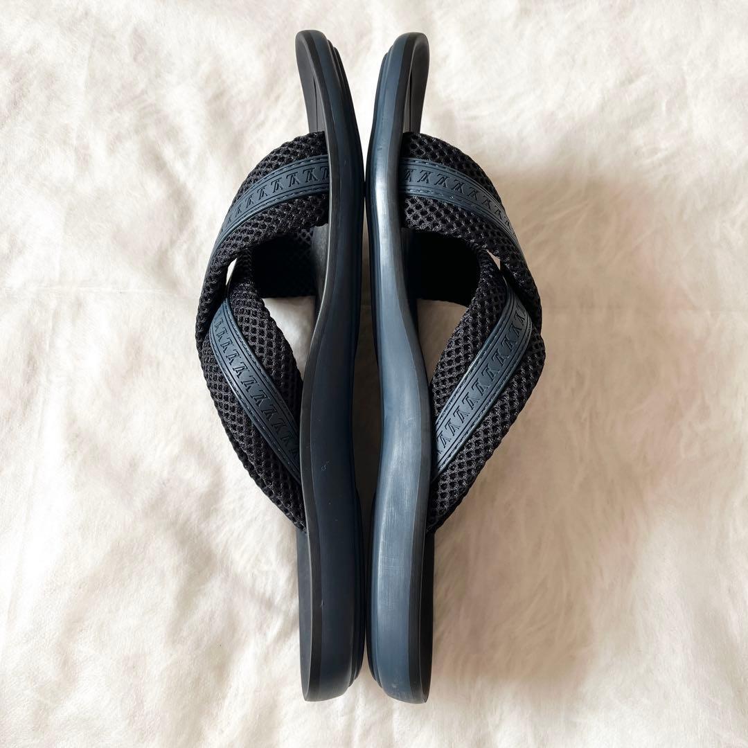 ルイヴィトン　サンダル ファブリック メンズ　ブラック　ネイビー　26.5cm