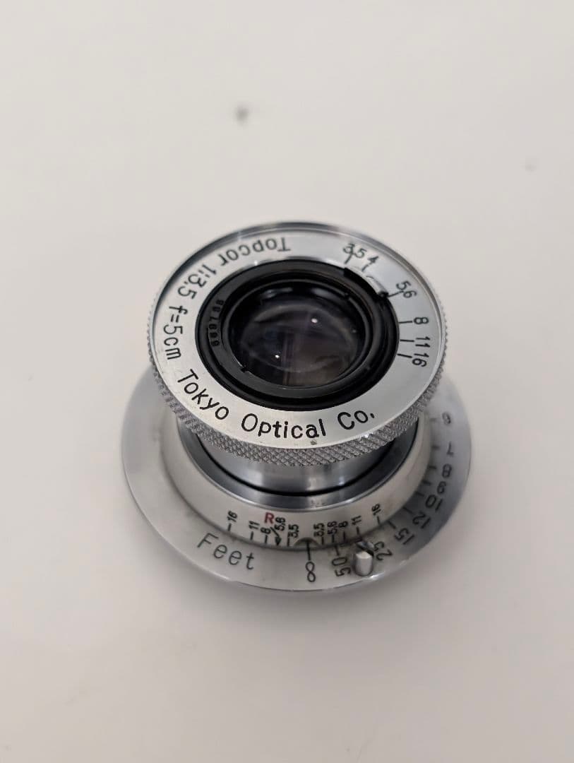 【良品】沈胴トプコール Topcor 5cm F3.5 L39 オールドレンズ