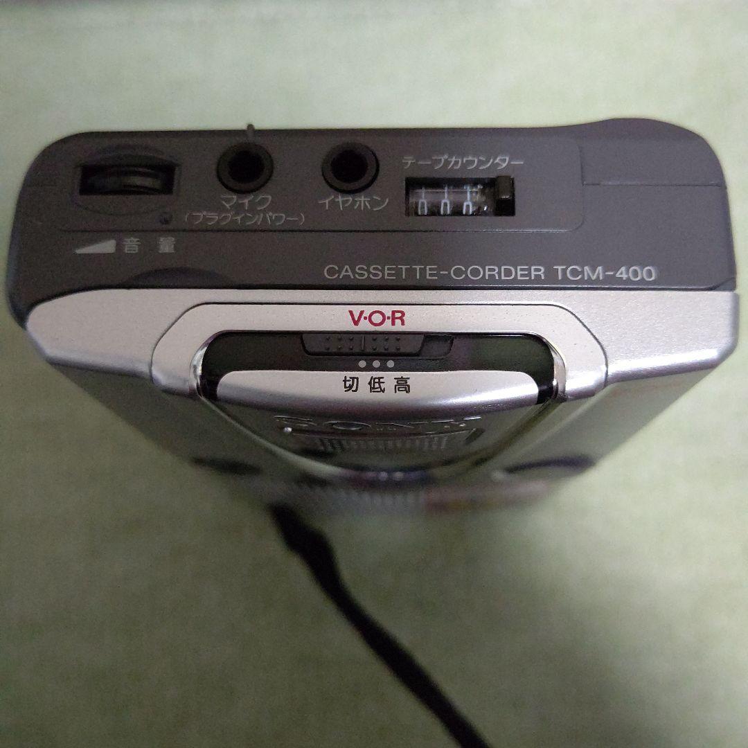 【希少】SONY TCM-400 カセットプレーヤー