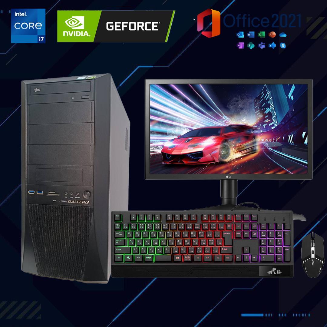 【フルセット】ゲーミングPC i7 6700K GTX1070Ti Office
