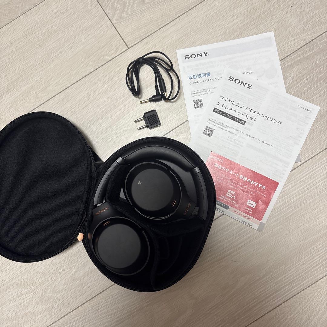 SONY WH-1000XM3 [ブラック] ワイヤレスノイズキャンセリング