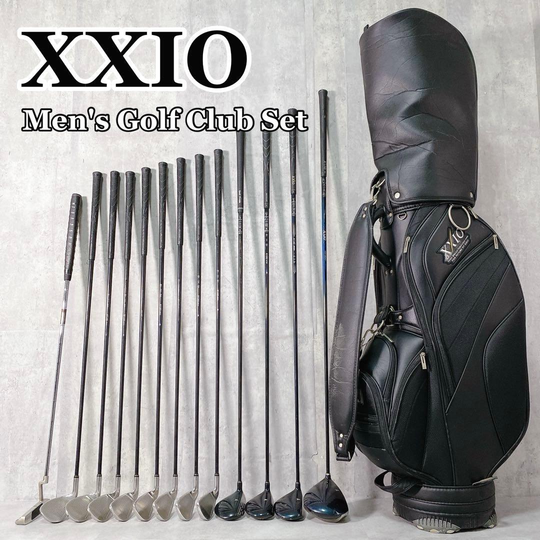 V931 ゼクシオ ゴルフクラブ メンズ フルセット 黒 初心者 入門 練習