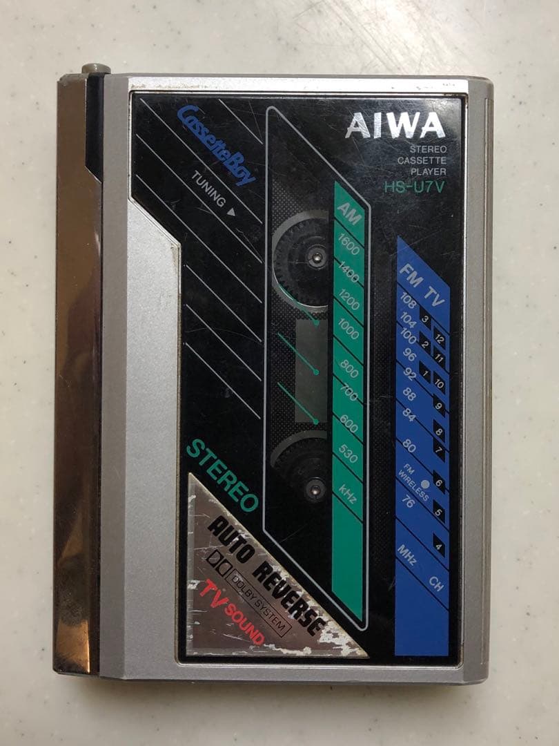 AIWA カセットレコーダー カセットボーイ HS-U7V（ジャンク）