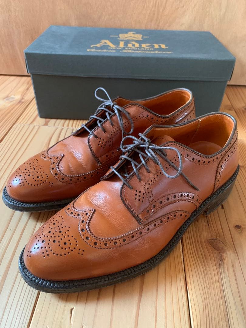 Alden ウィングチップシューズ966 サイズ6 1/2