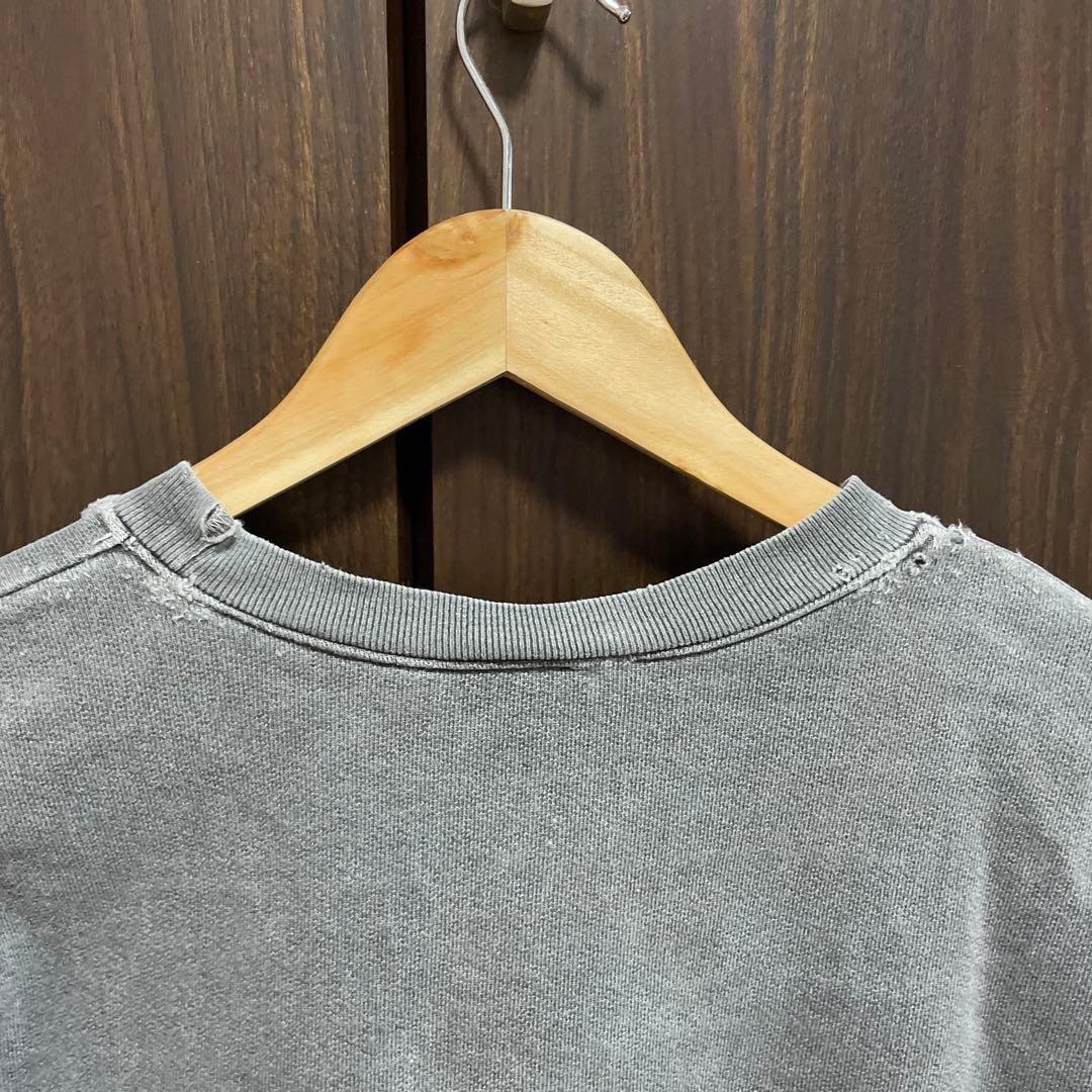 USED加工 Girls Don't Cry スウェットシャツ グレー 古着