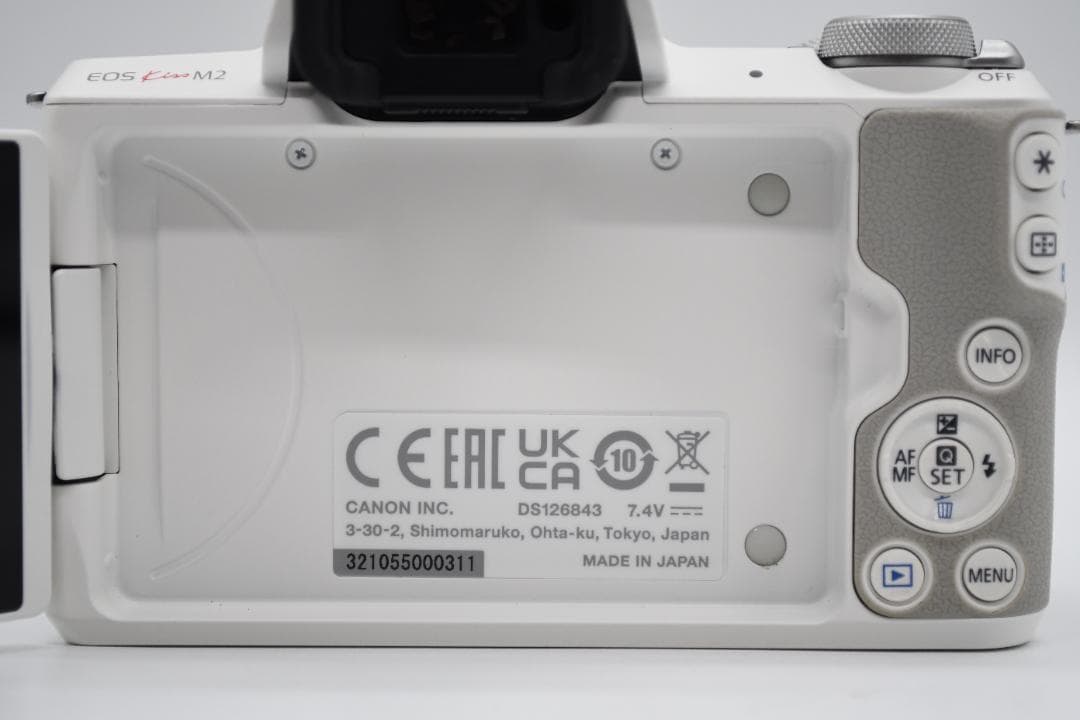 美品　Canon EOS Kiss M2 最新機種♪4K＆自撮り＆wifi搭載♪