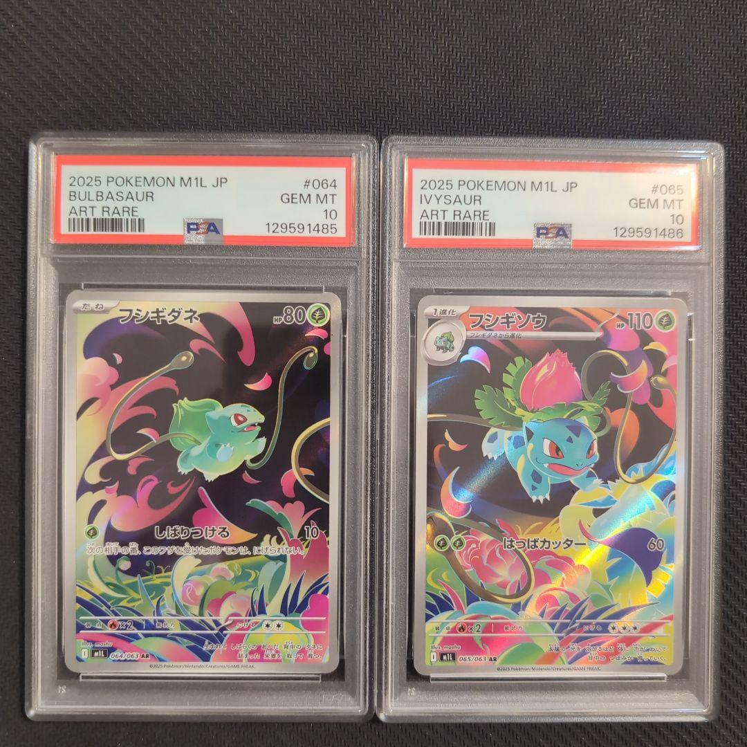 フシギダネAR とフシギソウPSA10　2連番