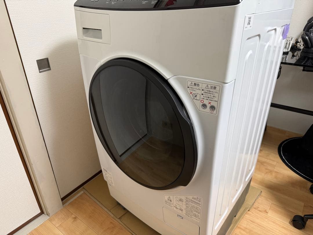 【送料込】アイリスオーヤマ ドラム式洗濯乾燥機 HDK842Z-W 2022年製