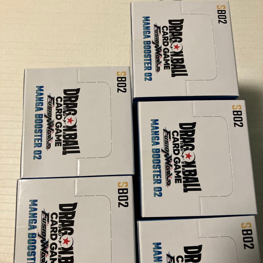 ドラゴンボール マンガブースター02 7BOX テープ付き 未開封