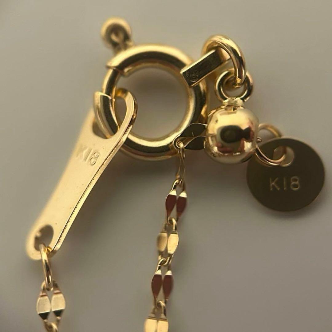 大特価‼️早いもの勝ち✨新品 18金 K18 ネックレス 45cm アジャスター