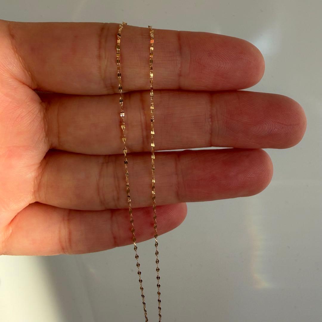 大特価‼️早いもの勝ち✨新品 18金 K18 ネックレス 45cm アジャスター