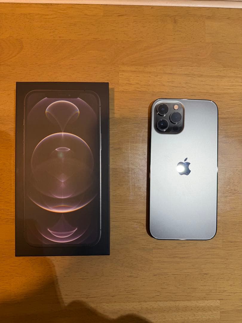 【美品】iPhone 12 Pro max本体グラファイト