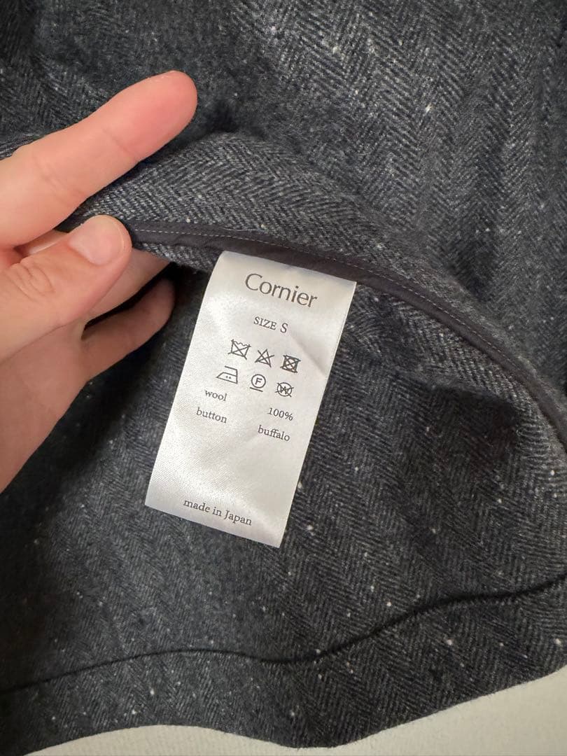 cornier シェットランドウールツイードジャケット
