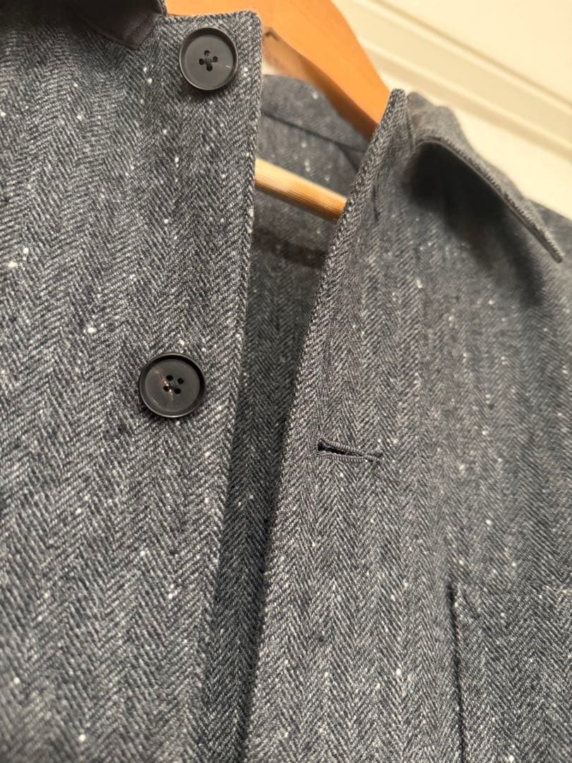 cornier シェットランドウールツイードジャケット