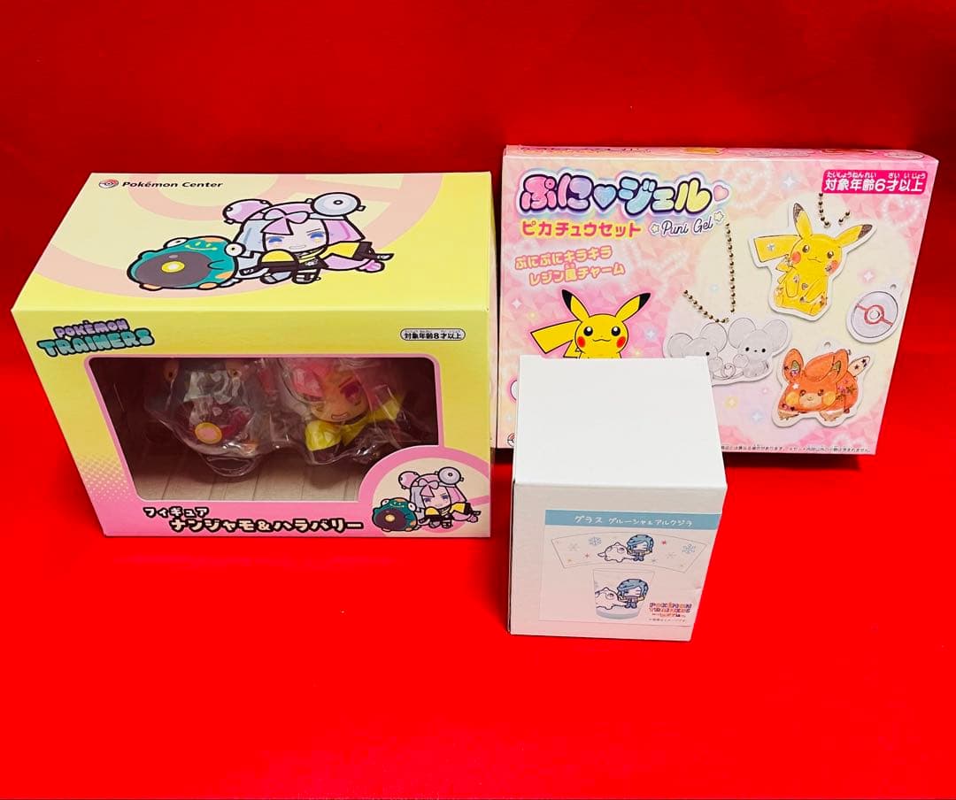 【未使用品】ポケモンセンター　購入品セット 公式　フィギュア　グラス　チャーム