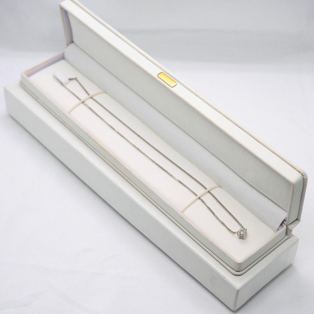 【JEWELRY MAKI】PT850 1.01ct ダイヤモンド ネックレス
