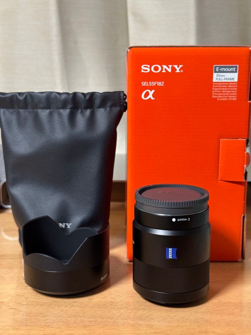 【美品】Sonnar T* FE 55mm F1.8 ZA