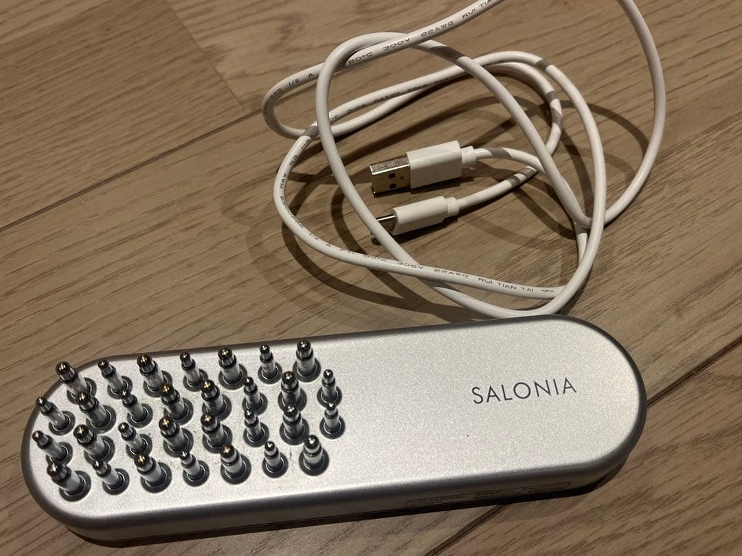 SALONIA USB充電 美顔器 シルバー