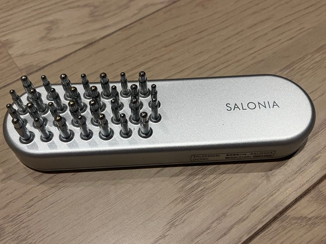 SALONIA USB充電 美顔器 シルバー