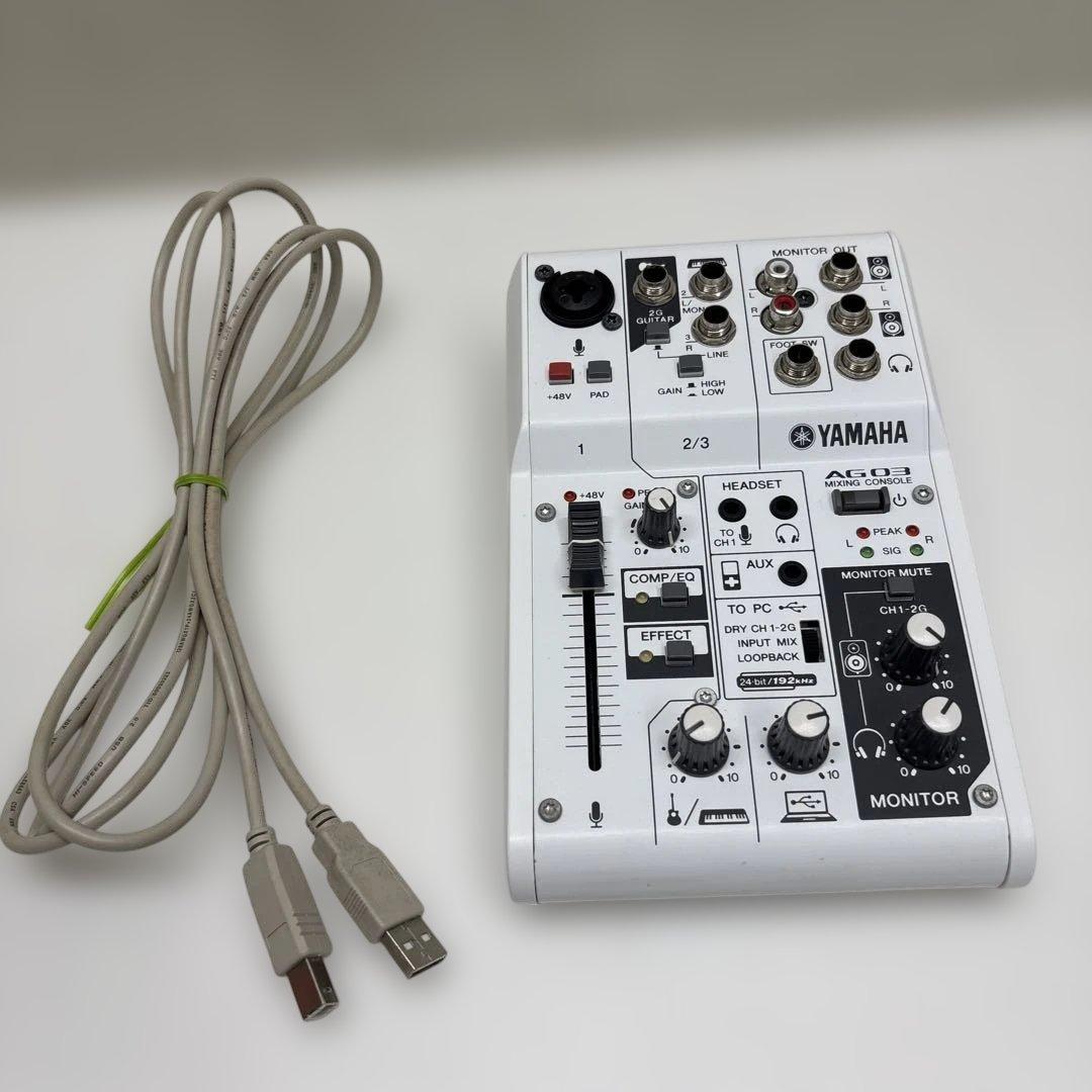 中古美品 YAMAHA AG03 オーディオインターフェイス